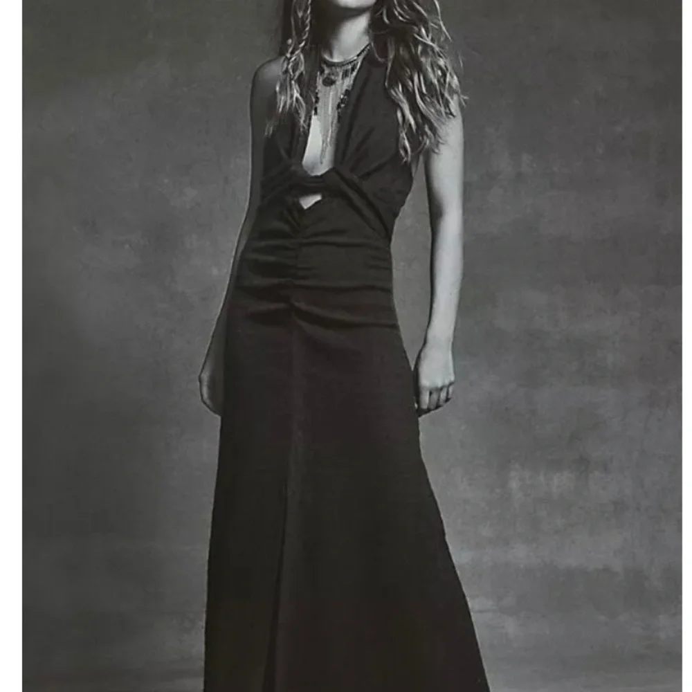 NWT FREE PEOPLE ENDLESS SUMMER NYA MAXI DRESS IN BLACK-Small - Picture 3 of 8